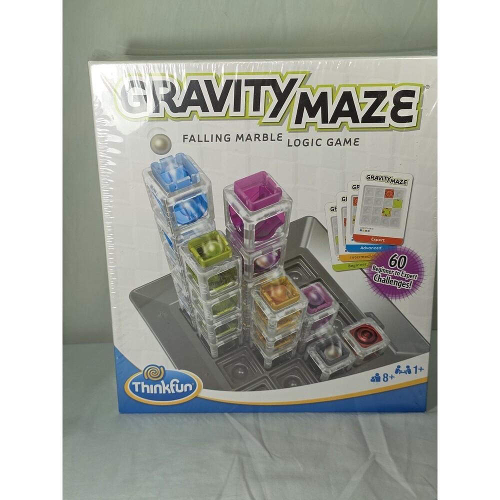 ThinkFun Gravity Maze Falling Marble Logic Game New Sealed Box